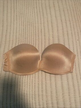 Strapless Nude Push-Up Bra - Nude